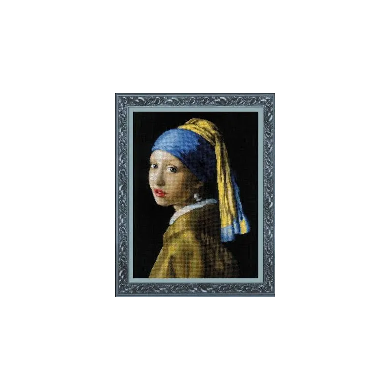 Mergina su perlų auskaru (pagal J. Vermeer paveikslą)SR100/063