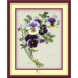 Букет анютиных глазок 1020