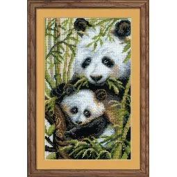 Панда с детенышем 1159