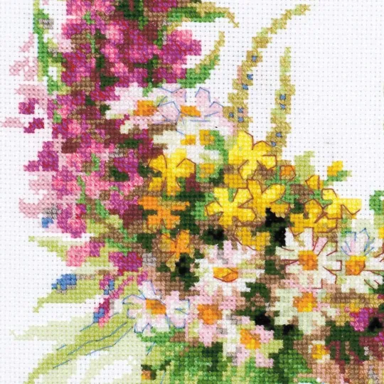 Couronne de fleurs avec épilobe 1456