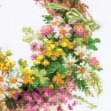 Couronne de fleurs avec épilobe 1456