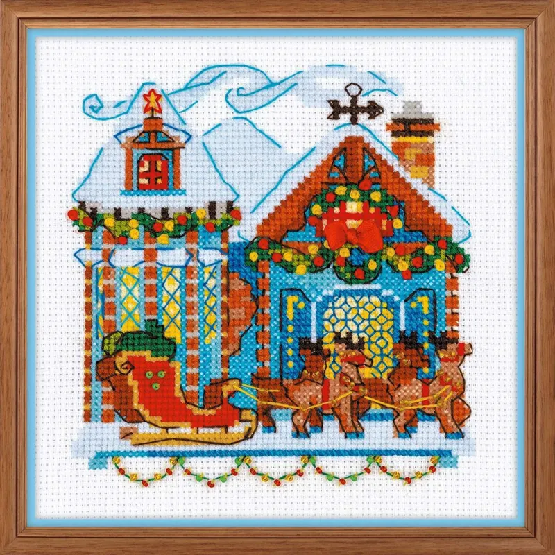 Cabane avec traîneau SR1661