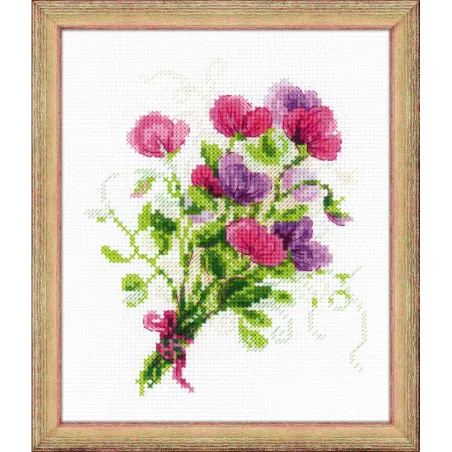 Bouquet avec pois de senteur SR1606