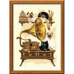 Katė su gramofonu SR859