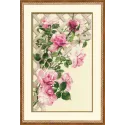 Pink Roses on Lattice 898