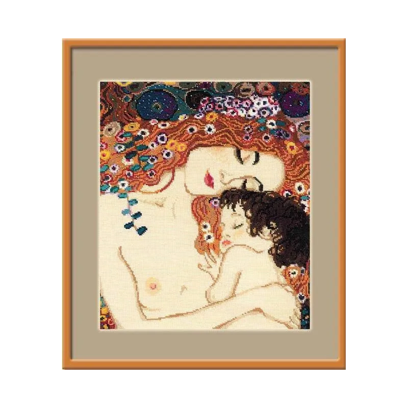 L'amour maternel d'après le tableau 916 de G. Klimt