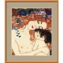 L'amour maternel d'après le tableau 916 de G. Klimt