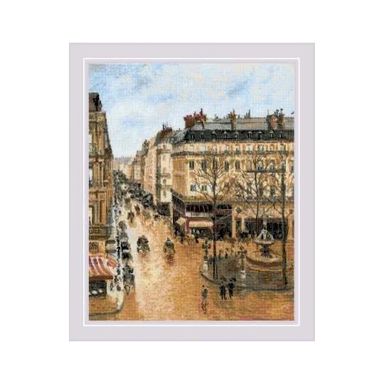 Rue Saint-Honoré d'après le tableau de C. Pissarro SR1955