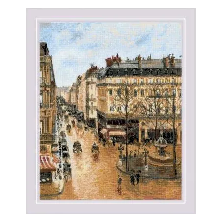 Rue Saint-Honoré d'après le tableau de C. Pissarro SR1955