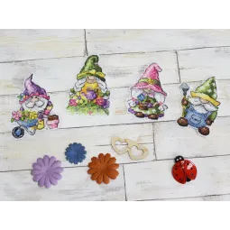 Gnomes de jardin. Aimants SR-717
