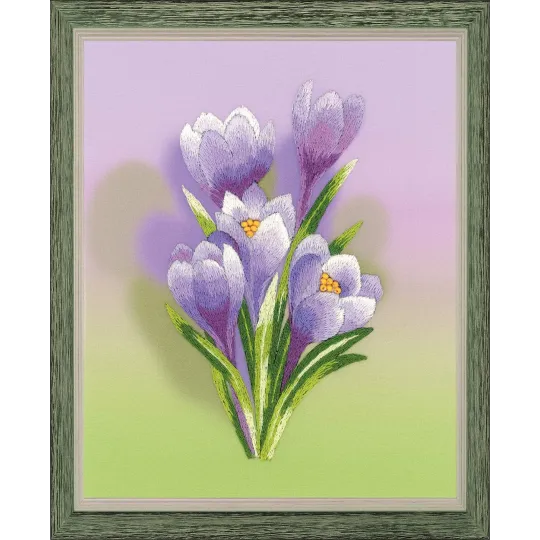 Crocus. Point de satin SRPT-0065