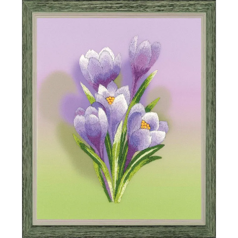 Crocus. Point de satin SRPT-0065