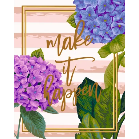 (AKTION) Malen nach Zahlen Set. T007 Make It Happen 40*50