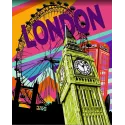 Wizardi tapybos pagal numerius rinkinys. Londono pop menas 40x50 cm T014