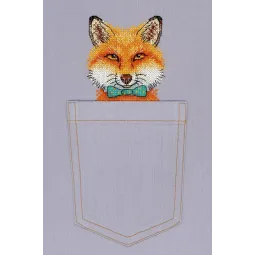 Kit de point de croix sur toile soluble dans l’eau Sly Fox SV-242
