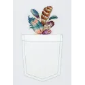 Kit de point de croix sur toile hydrosoluble Bouquet aérien SV-243
