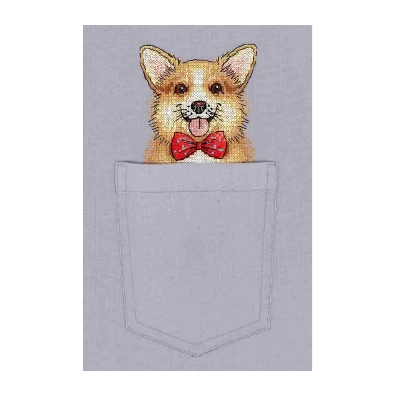 Wasserlöslicher Canvas Kreuzstich Kit Ginger Gentleman SV-244