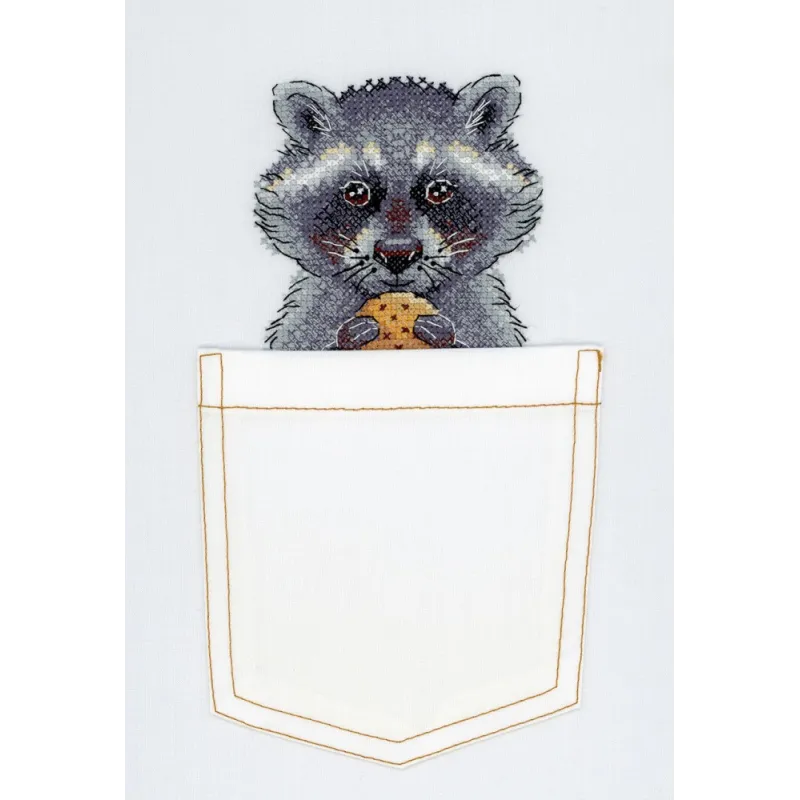 Kit de point de croix sur toile soluble dans l'eau Little Happiness SV-246