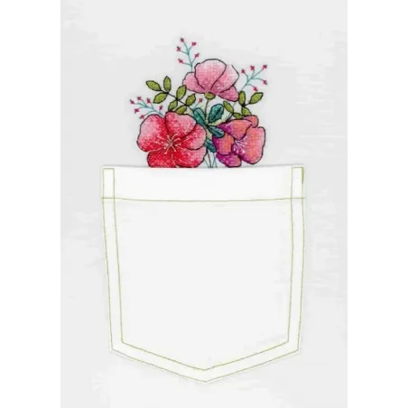 Water-soluble canvas cross sitch kit Scarlet Charm SV-249