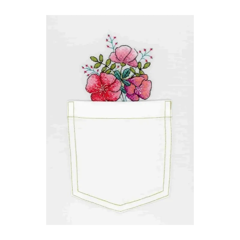 Water-soluble canvas cross sitch kit Scarlet Charm SV-249