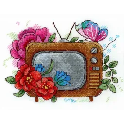 Wasserlösliches Leinwand-Kreuzstich-Kit Inspiration Screen SV-257