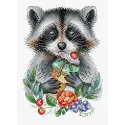 Kit de point de croix sur toile hydrosoluble Playful Gourmand SV-536