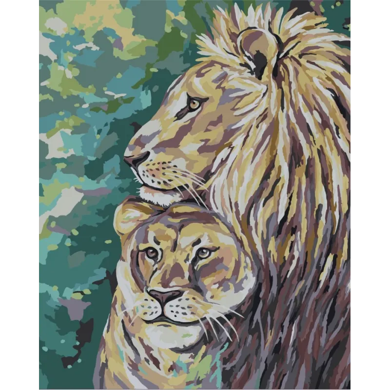 Paint by numbers kit Pride power. After Kate Shi 40x50 cm W002