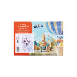 Wizardi Malen nach Zahlen Kit. Winter Queen 29,7x21cm WA4101