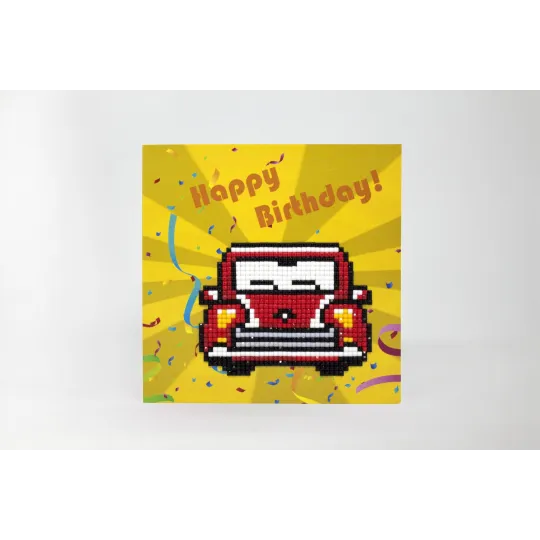 Happy Birthday (Retro Car) WC0275