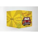 Alles Gute zum Geburtstag (Retro Car) WC0275