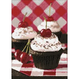 (D) Petit gâteau aux cerises 27*38 cm WD043