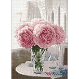 (D) Soft Peonies 27*38 cm WD002