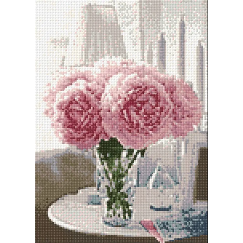 (D) Pivoines Douces 27*38 cm WD002