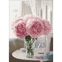 Pivoines douces 27*38 cm WD002