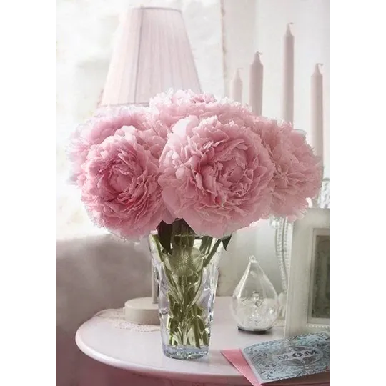 (D) Pivoines Douces 27*38 cm WD002