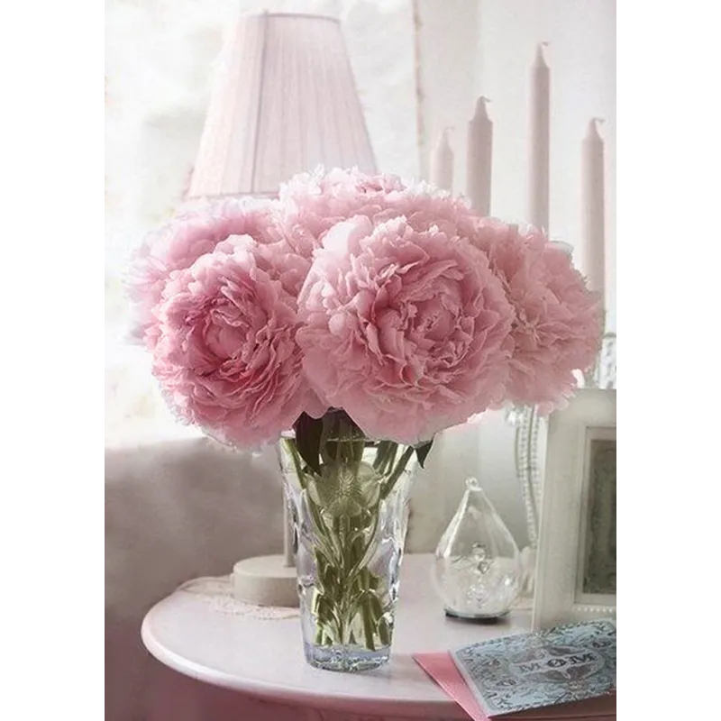 (D) Pivoines Douces 27*38 cm WD002