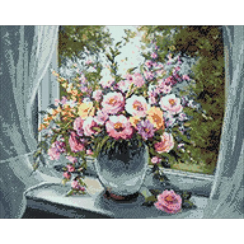 (D) Fensterstrauß 48 * 38 cm WD006