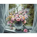 (D) Bouquet de fenêtre 48*38 cm WD006