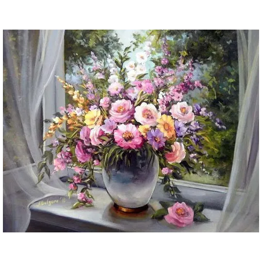 Window Bouquet 48*38 cm WD006