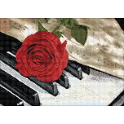 (D) Rose Music 38*27 cm WD053