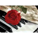 Rose Music 38*27 cm WD053