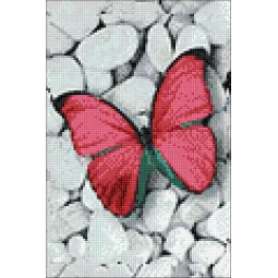 (D) Papillon Rose 20*30 cm WD054