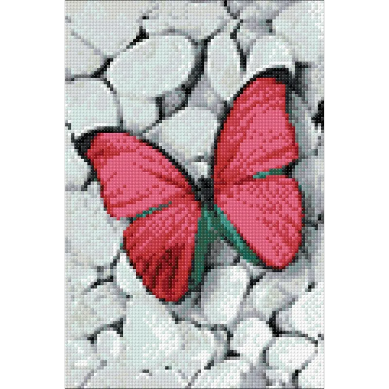 Pink Butterfly 20*30 cm WD054