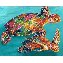 (D) Sea Turtles 48*38 cm WD064