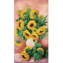 (D) Tournesols dans un vase 38*70 cm WD2334