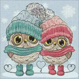 (D) Winter Owlets 38*38 cm WD2338