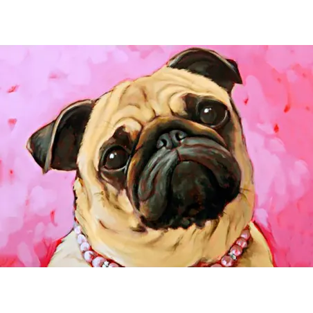 (S) Pug 38*27 cm WD182 (D)