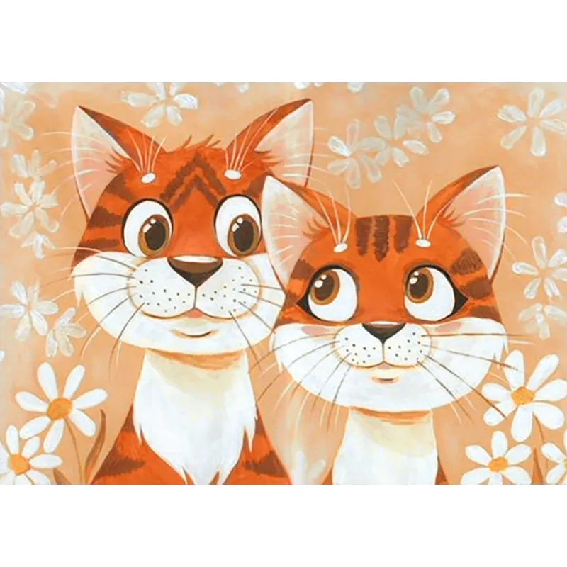 SALE (Discontinued) Cats in Love 38*27 cm WD192