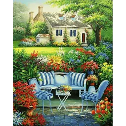 (D) Flower Garden 38*48 cm WD097