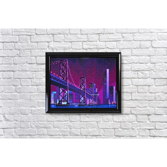 SONDERVERKAUF (Nicht mehr im Sortiment) City Bridge 48*38 cm WD2430